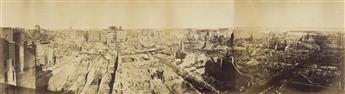 JAMES WALLACE BLACK (1825-1896) A panorama titled View of the Burnt District from Chauncy Street, Boston, Nov. 1872.                             